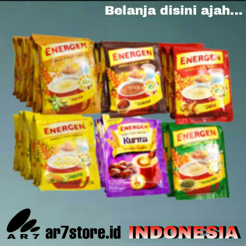 

ENERGEN renceng isi 10 pcs all varian rasa