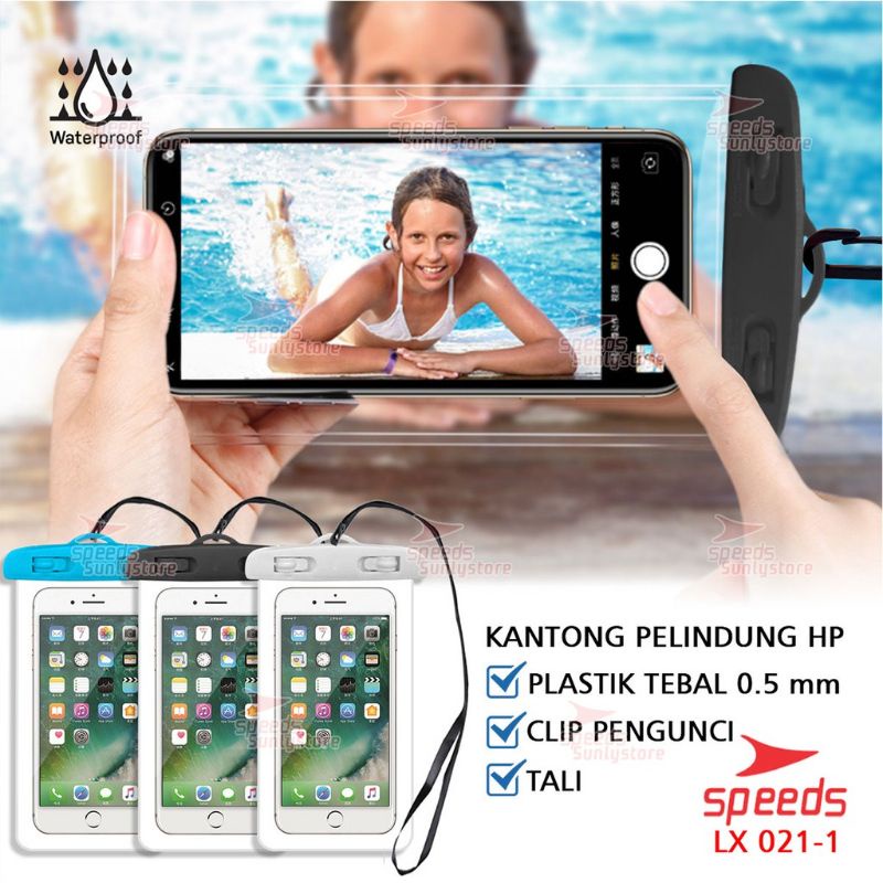 SPEEDS Sarung Hp Tempat Hp waterproof hp  Anti Air Cover Hp