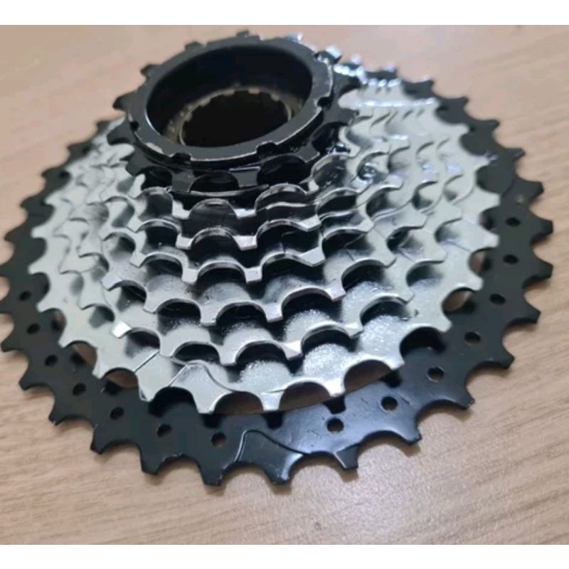 Gear gir Freewheel Sprocket free wheel 8 Speed 13T-34T Model Ulir Drat Megarange Sprockets Sepeda bike 8sp Sp 13 T - 34 T