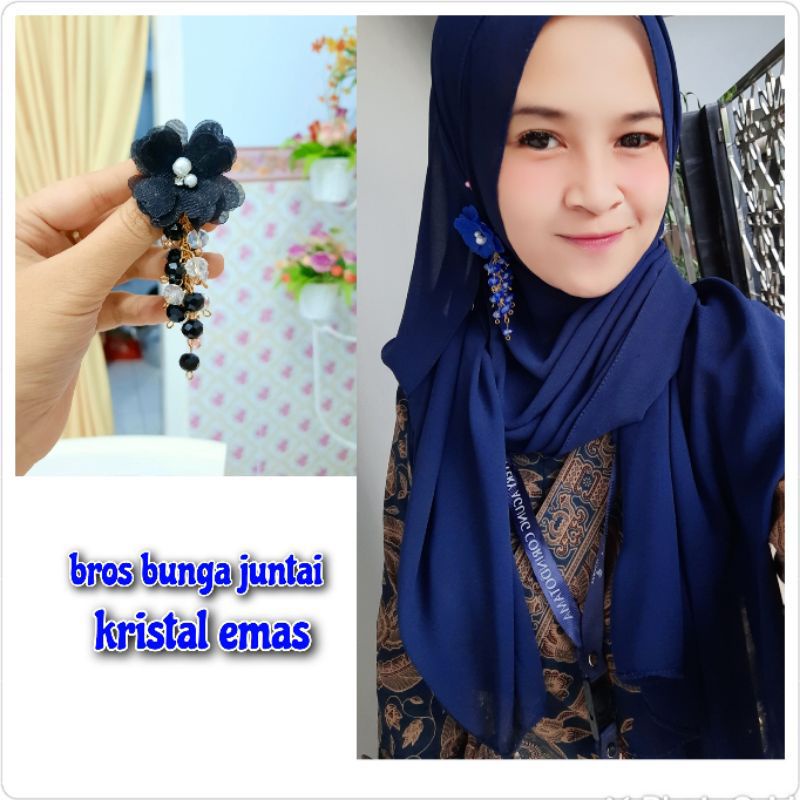 BROS JILBAB PANJANG MEWAH TERBARU / BROSS HIJAB BUNGA JUNTAI MURAH / BROS HIJAB PREMIUM SAMPING VIRA