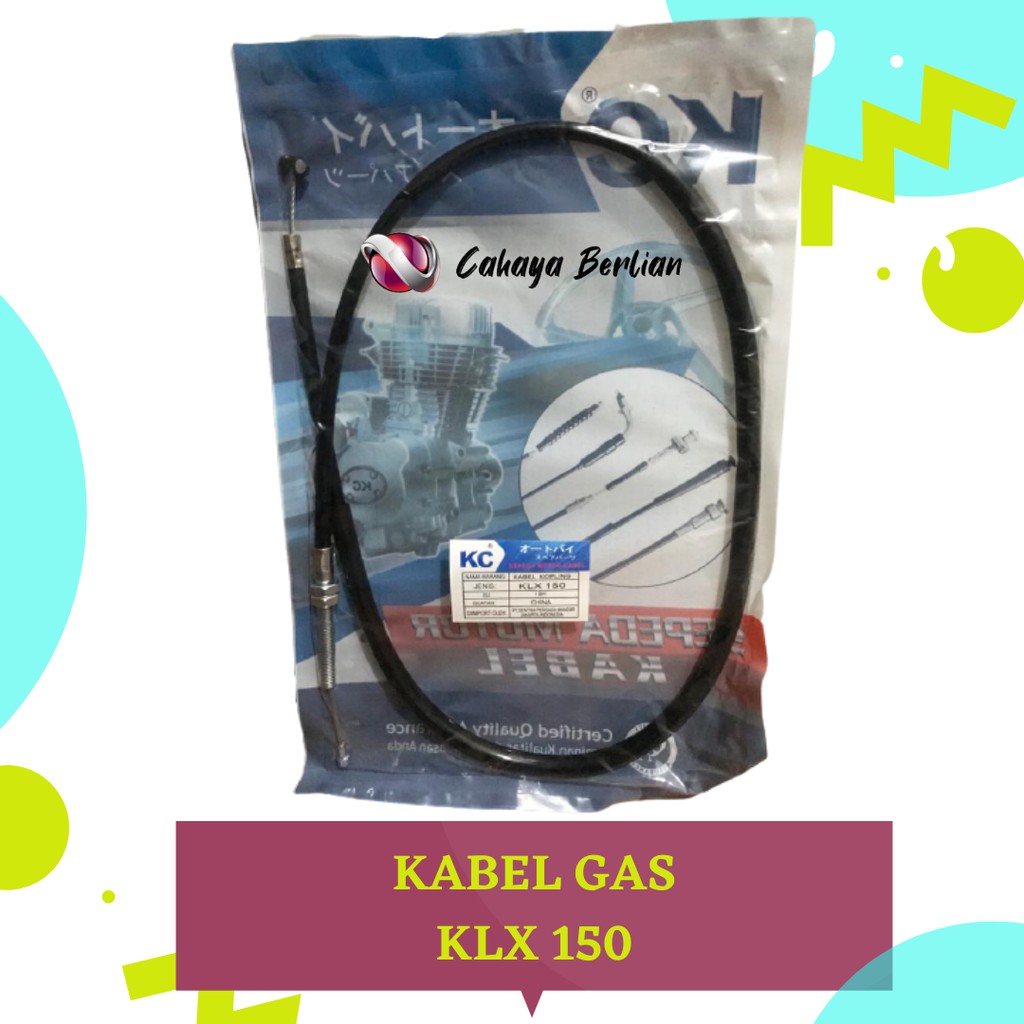 KABEL GAS KLX 150 CLOSE / OLOR GAS KLX 150 CLOSE KC