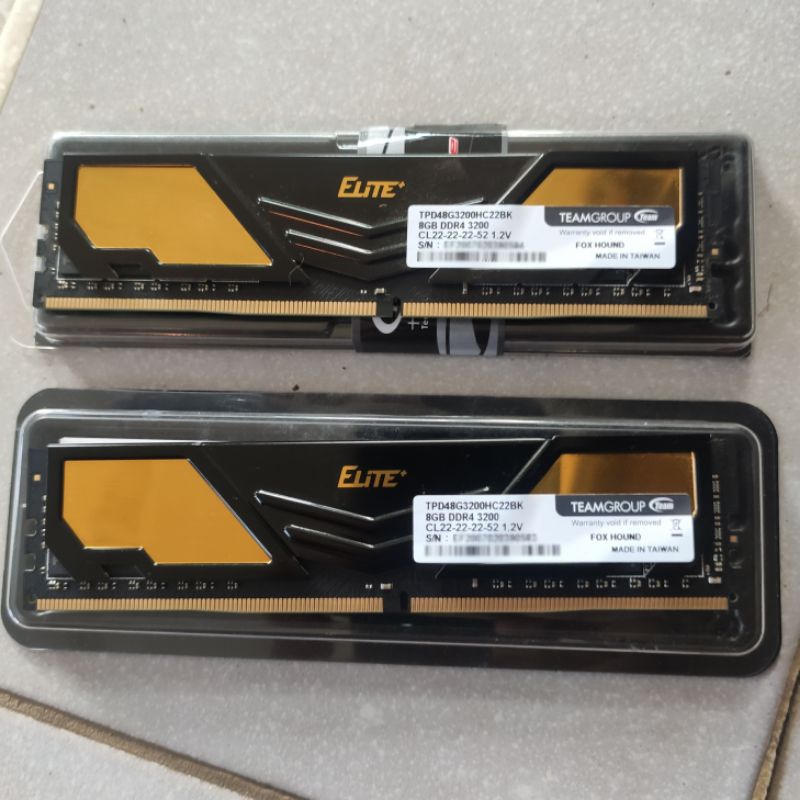 Jual RAM Team Elite DDR4 3200mhz 16gb (2x8gb) Dual memory not 2666