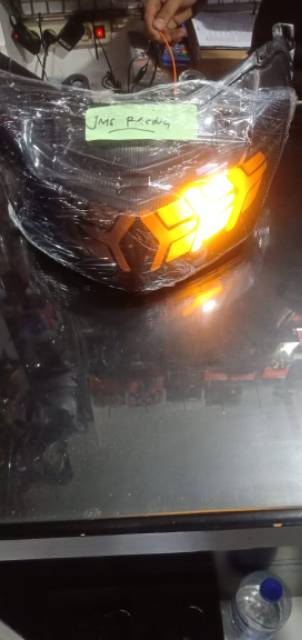 Lampu stop belakang yamaha nmax model lamborghini ada sen riting kiri kanan plus lampu senja biru