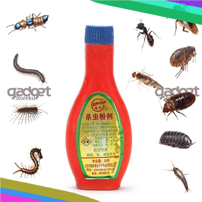Bubuk Racun Pembasmi Serangga Semut Kecoa Powder Insektisida 25gr