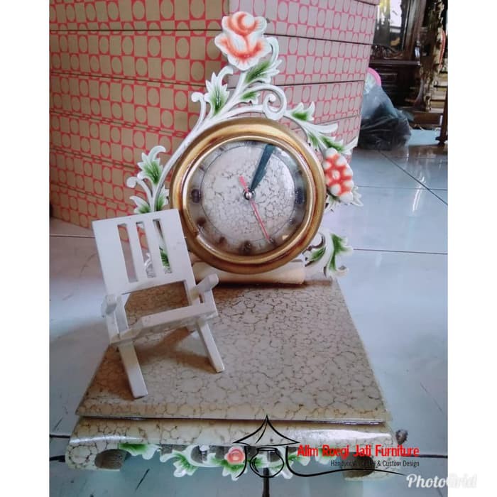 Jam Meja Ketapang Jam Meja Jati Jam Jati Jam Hias Jati Jam Ukir