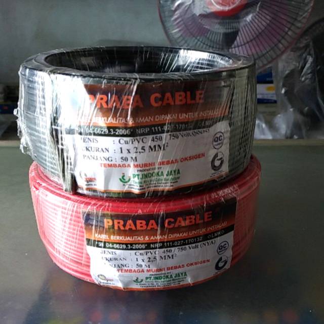 Kabel NYA Praba 1 x 2,5mm 50M Original