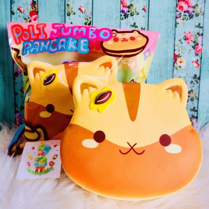 POLI SUPER JUMBO PANCAKE SQUISHY ---Terbaru---