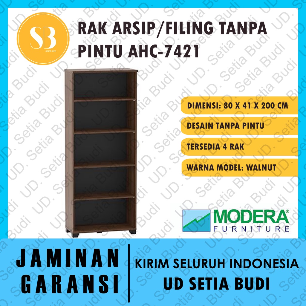 Rak Arsip / Filing Shelf Tanpa Pintu Modera AHC-7421 A-Class