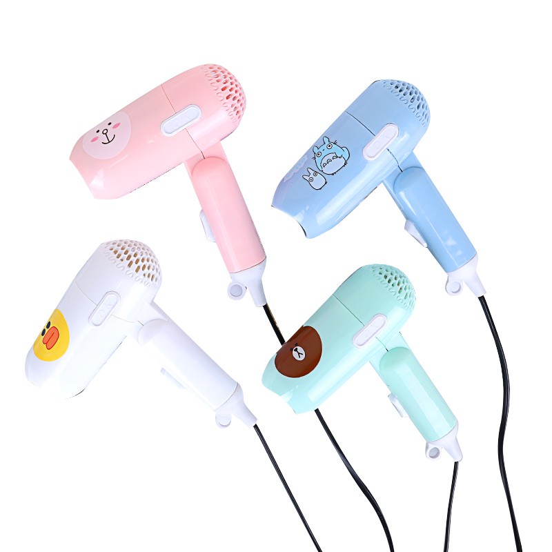 

Herbaay Hot Sale Folding mini hair dryer FMHM-1801 Mini Cartoon hair dryer