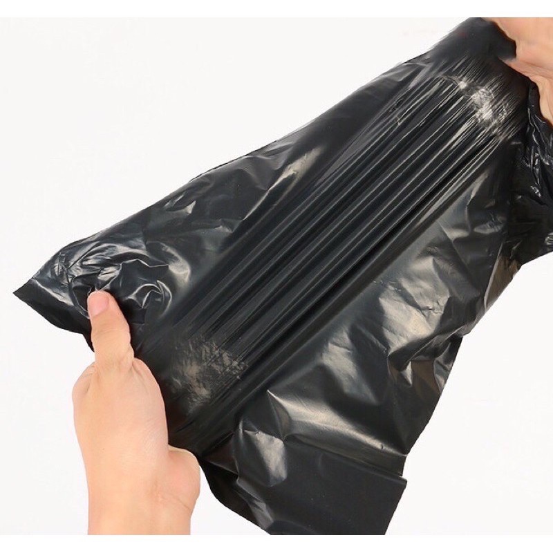 FUTAKO PLASTIK POLYMAILER HITAM Ukuran Kecil Kantong Packing Tebal Premium Kemasan Pembungkus Paket Online Shop ( SMALL )