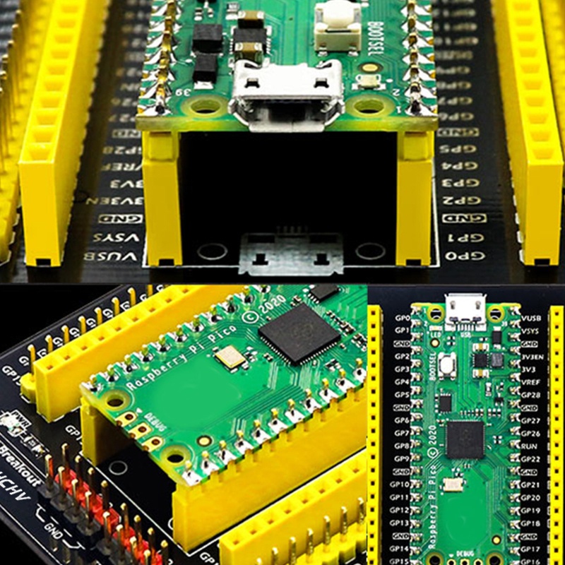 Vivi GPIO Breakout Board Kit Untuk Raspberry Pi Pico Raspberry Pi GPIO Expansion Board Modul Breakout Untuk Raspberry Pi Pi