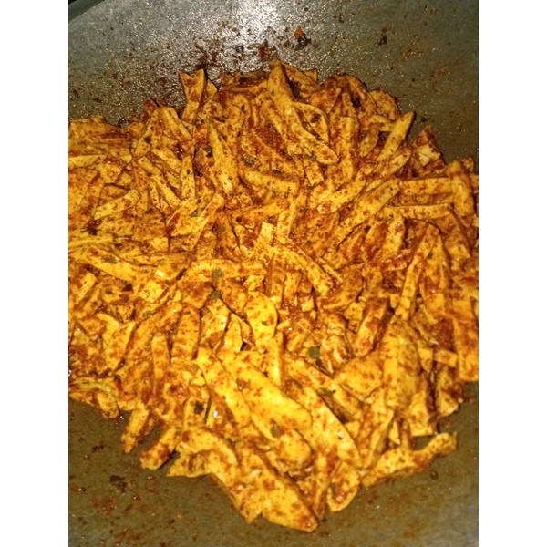 

Basreng daun jeruk 250gr/Basreng viral/Bumbu melimpah/Basreng bumbu pedas gokil