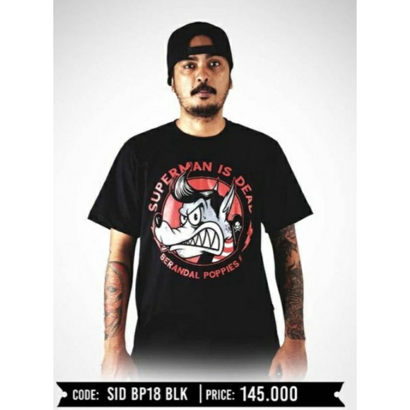 BAJU SUPERMAN IS DEAD / SID BP18 BLK