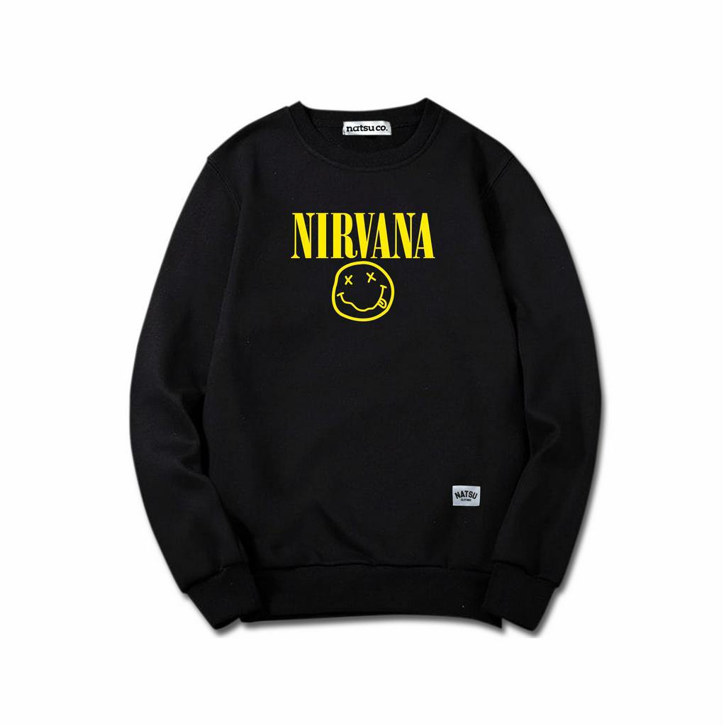 CREWNECK Sweater Band Metal Luar NIRVANA / Crewneck Musik / Sweater Musik Original / Sweater Distro