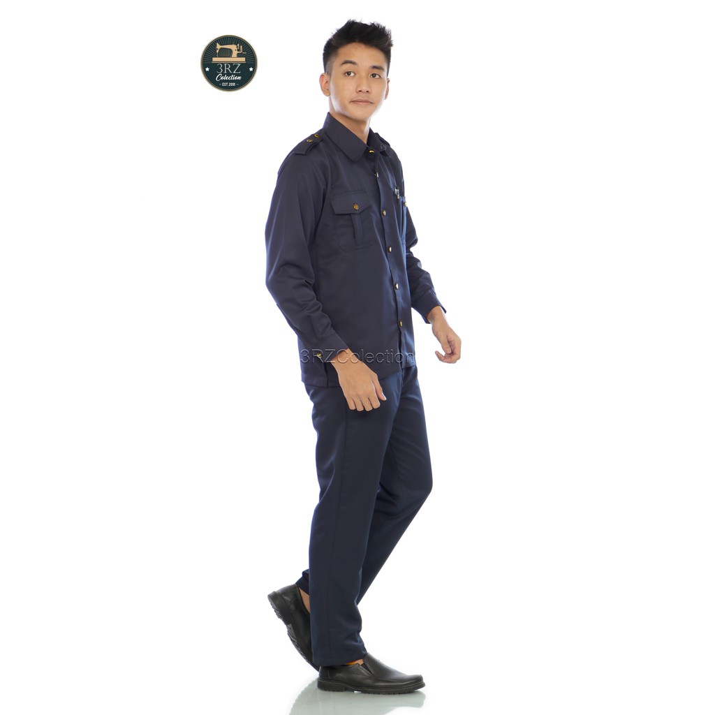 Seragam safari Baju safari Setelan safari security safari satpam Safari Lengan pendek Lengan panjang Seragam Guru Baju Guru Seragam Pns Navy