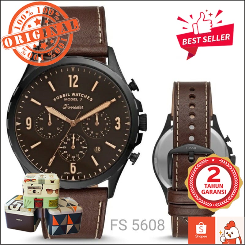 [JAM TANGAN PRIA WANITA | RANTAI | KULIT | KARET | MURAH |  100% ORIGINAL] FSL Jam tangan pria F0*SI