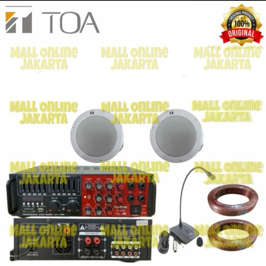 Paket sound system speaker atap ceiling toa speaker plafon