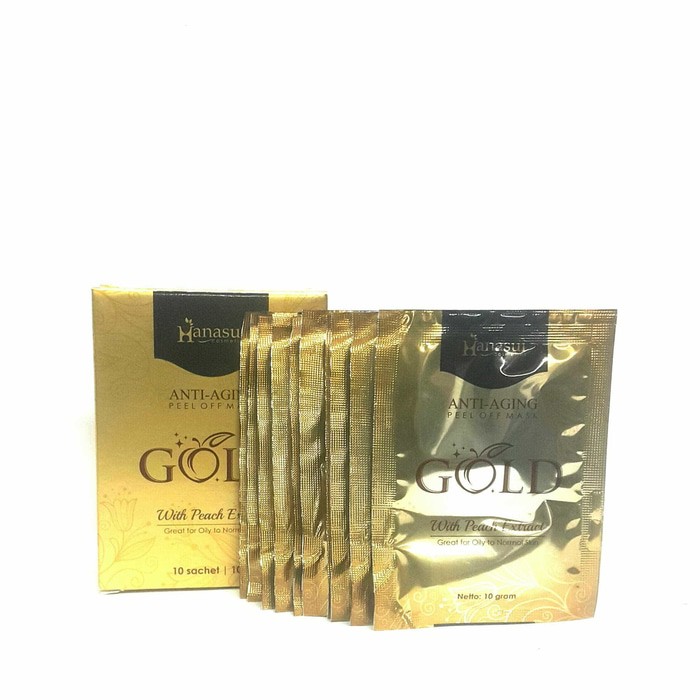 MASKER WAJAH HANASUI GOLD BPOM