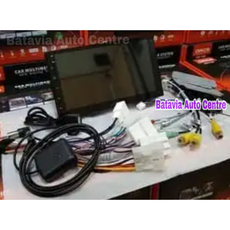 Head Unit TV Mobil Android 7 inch Double Din Socket Toyota Ram 2 gb