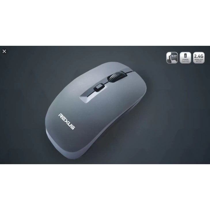 Mouse Wireless Rexus Office Silent Click 2.4ghz Q20 - Rexus Q-20 mouse Wireless