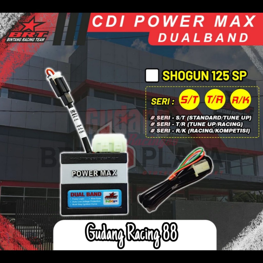 (GR88) CDI BRT POWERMAX HYPERBAND DUALBAND SHOGUN 125 SP