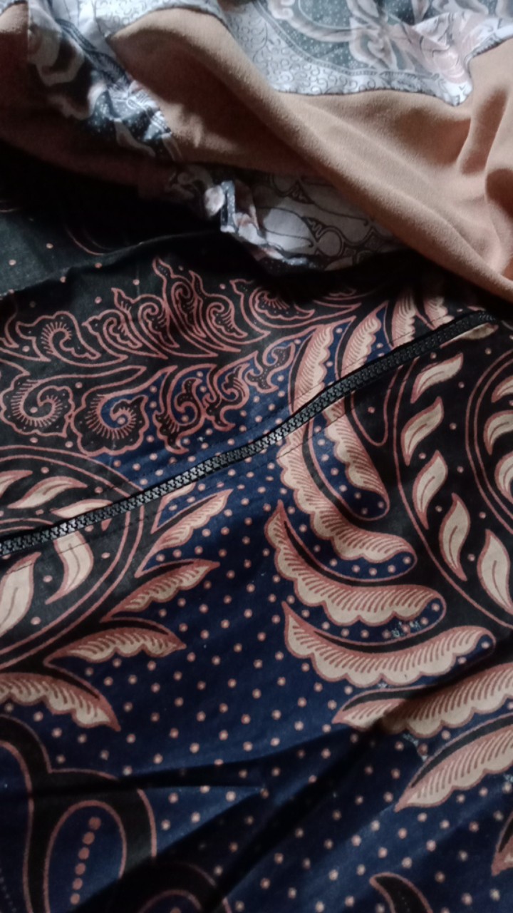 Batik Couple_maora Sania Ruffle Batik Couple Ori Ndoro Jowi Dnt Garansi Termurah