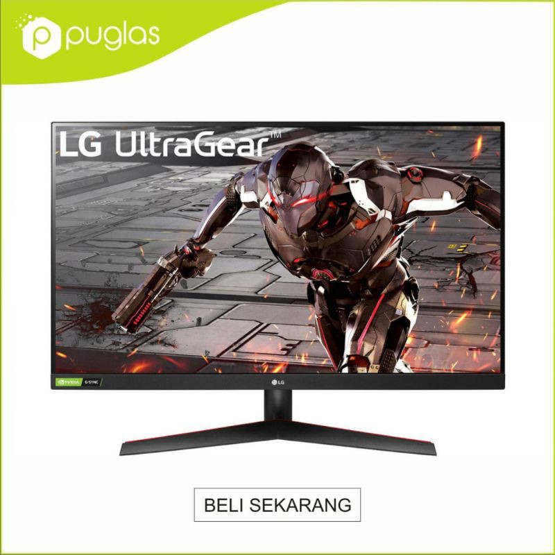 Monitor LED LG 32GN500 FHD 165Hz HDMI 1ms 31.5 Inch For Komputer PC Computer