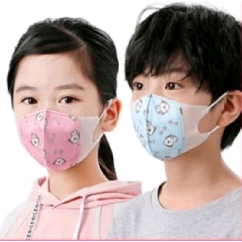 MASKER DUCKBILL ANAK KARAKTER BTS SURGICAL 3 PLY