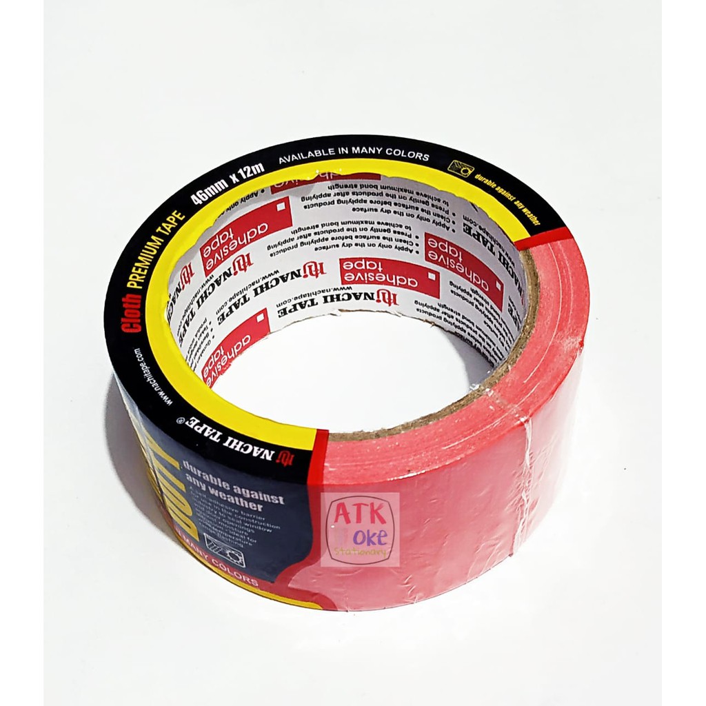

Nachi Lakban Kain Merah Cloth (B) 46mm x 12mm