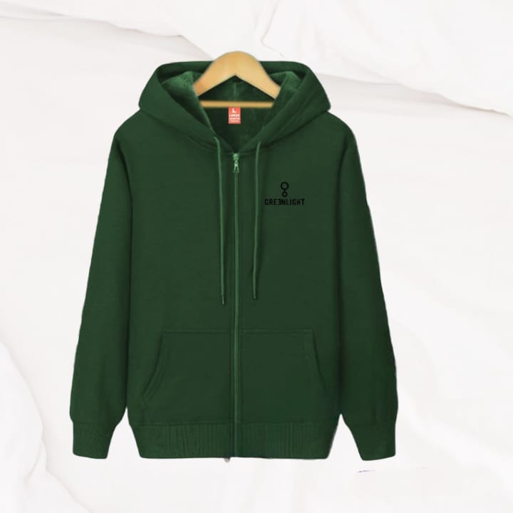 SWEATER GREENLIGHT PRIA WANITA TERLARIS TERMURAH HOODIE ZIPPER JUMBO M-XXXL