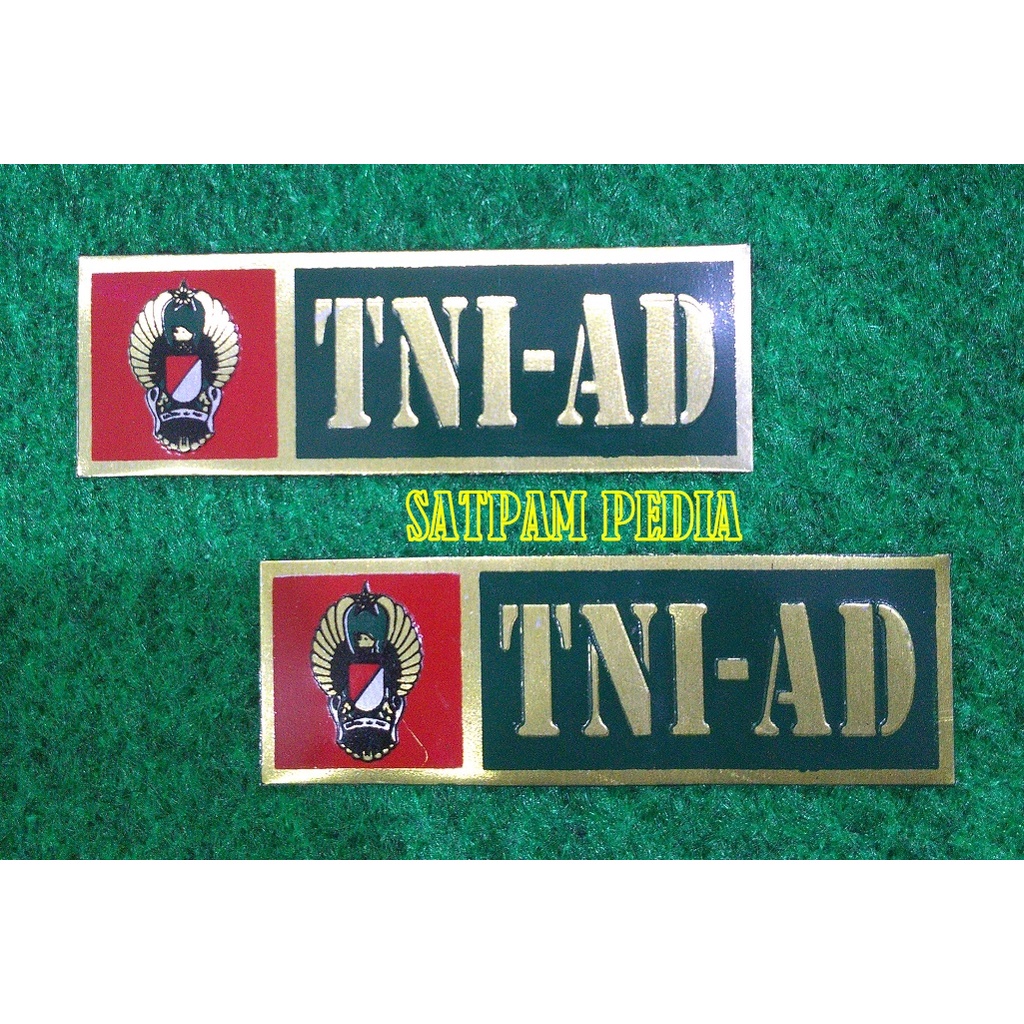 Stiker Plat Embos TNI AD Kuningan - Stiker Embos TNI AD