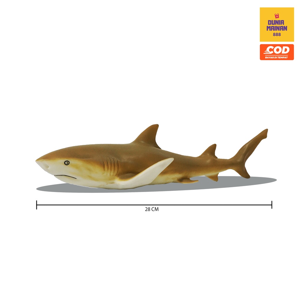 Figure Hiu gold - New Canna Mainan Edukasi Dinosaurus Shark