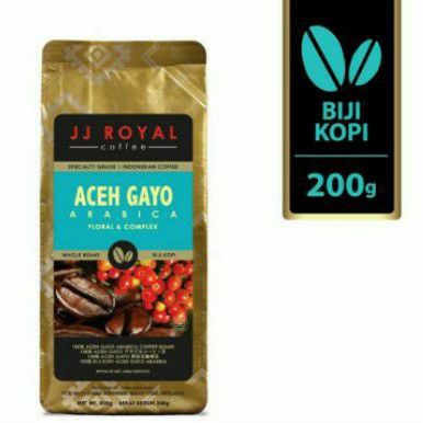 

JJ ROYAL Coffee Aceh Gayo Bean/Biji Kopi 200gr
