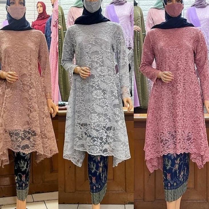 Modern.. Setelan Brukat Umbrella > Setelan Kebaya Burkat / Kebaya Tunik / Kebaya Remaja / Kebaya Mod