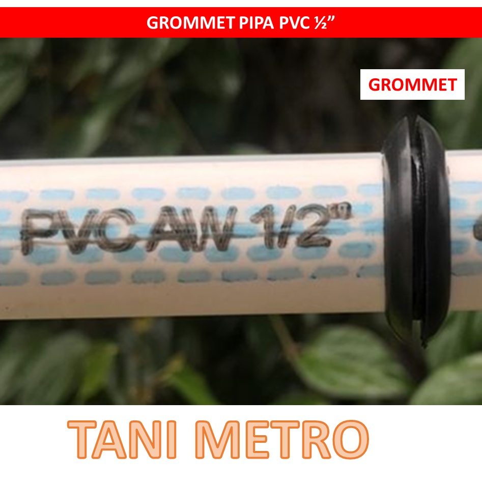 GROMMET 1/2" INCH 22 MM GROMET SEAL KARET DUTCH BUCKET HIDROPONIK PVC