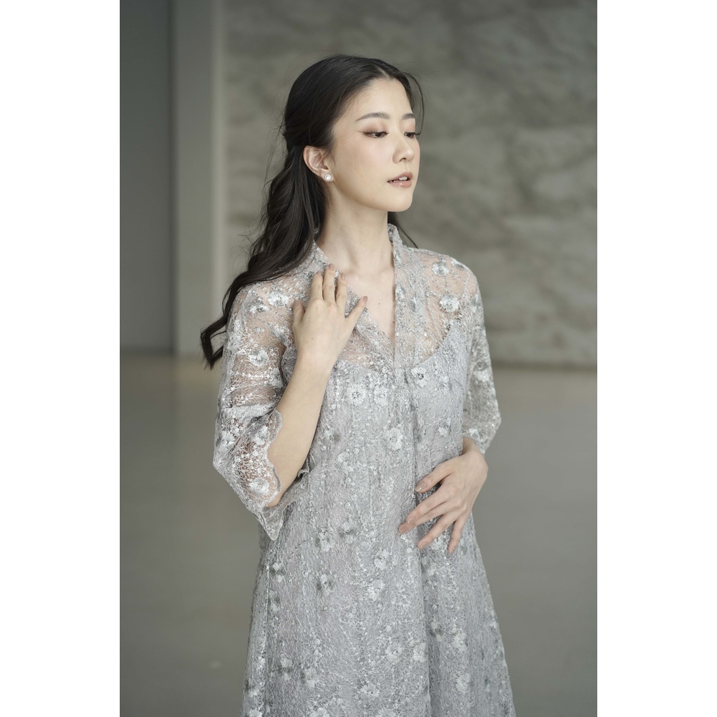 Aura Label - Vienna Dress in Grey