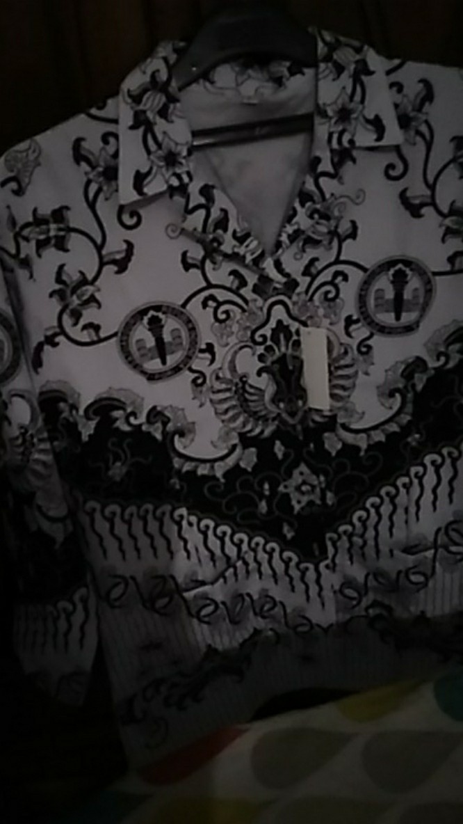 Kemeja Batik Pgri Wanita Berfuring Bahan Polyster By Tensa Yes