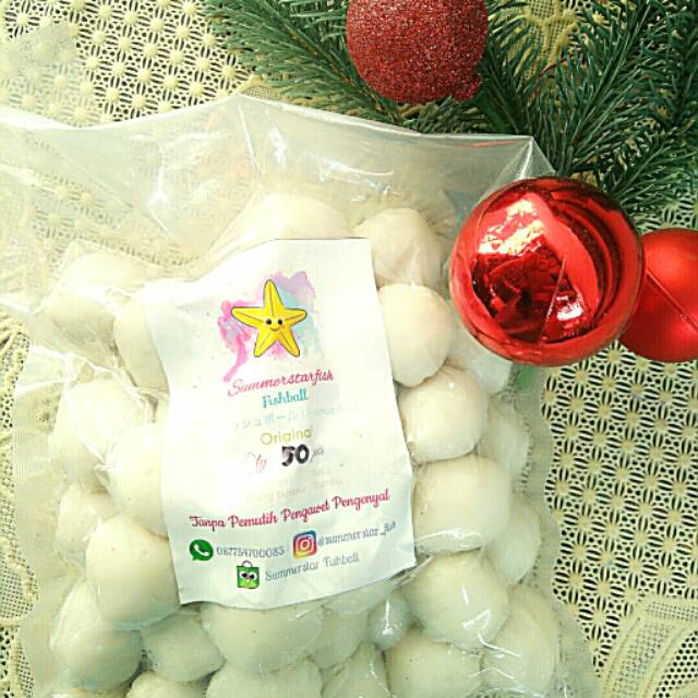 

Bakso ikan Tenggiri / Homemade Fishball Original | 1 pac 50 pcs