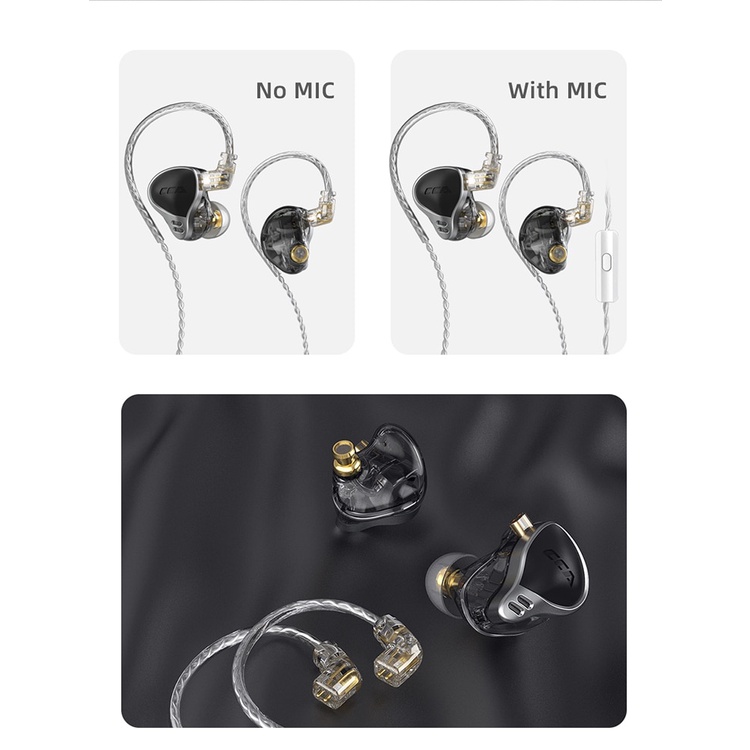 CCA CA24 Headset 24 BA Units HIFI Bass In Ear Monitor balanced armature Earphones Noise Cancelling Earbuds Sport