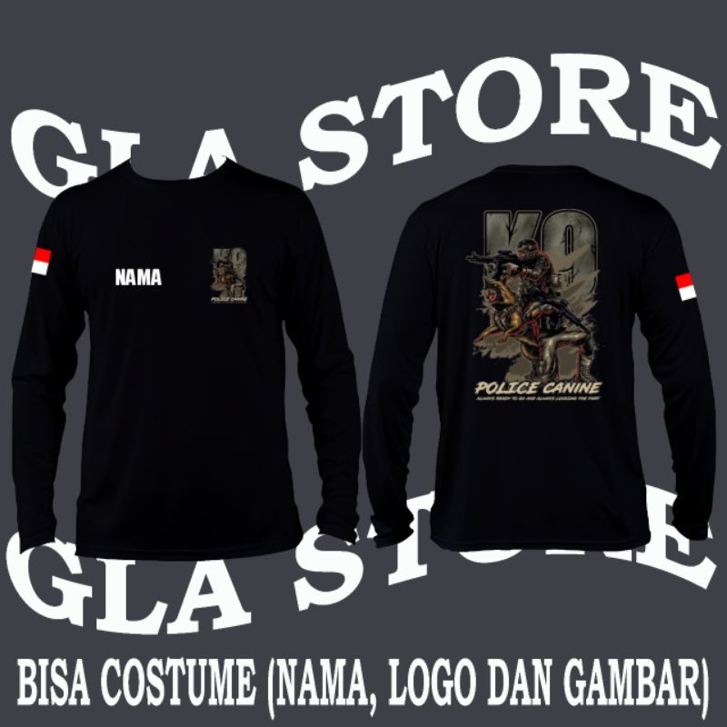 t-shirts/kaos k9 police canine