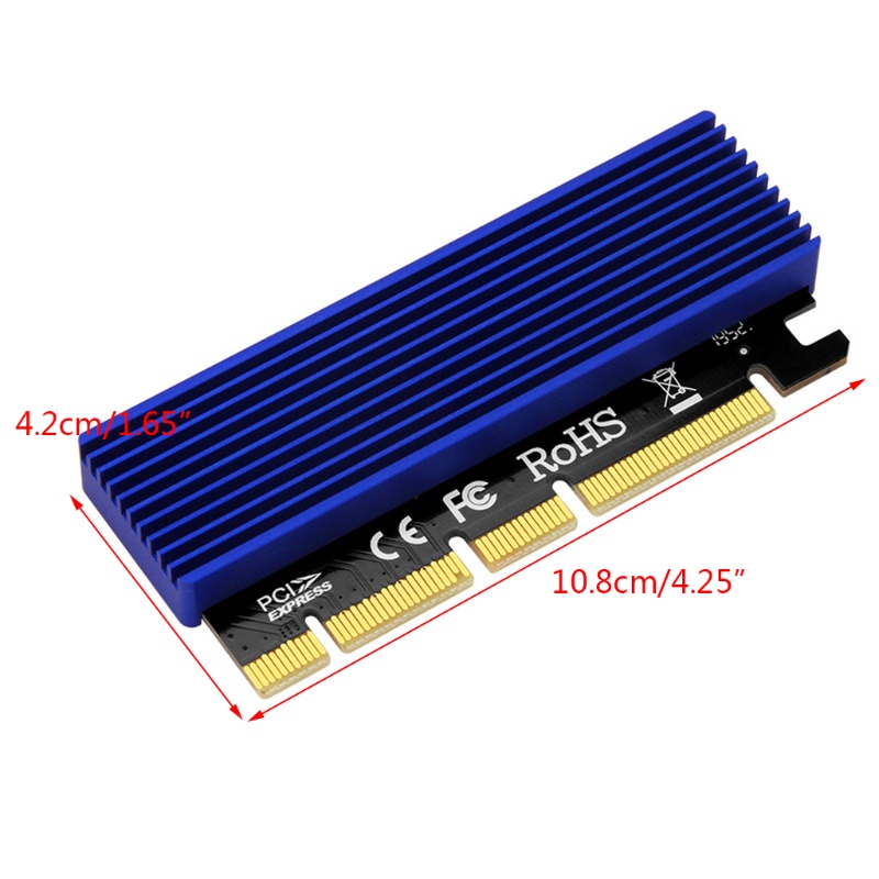 Btsg Kecepatan Tinggi Untuk M.2 NVMe Ke PCIE X4 X8 X16 Kartu Ekspanding PCIE 3.0 Hardisk Converter Adapter M2 SSD Untuk Case Panas