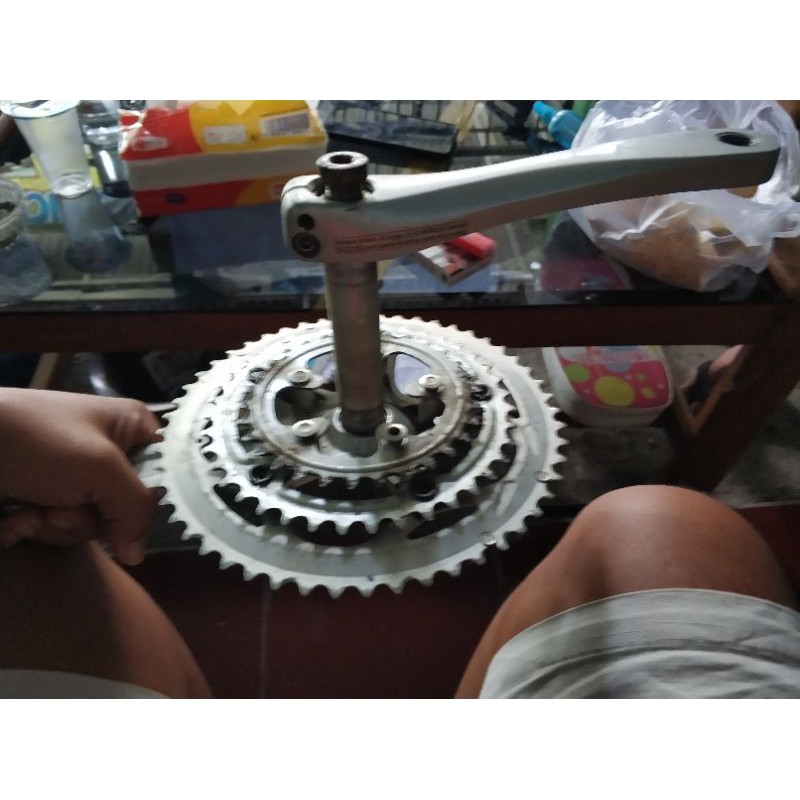 crank 3 speed shimano sora