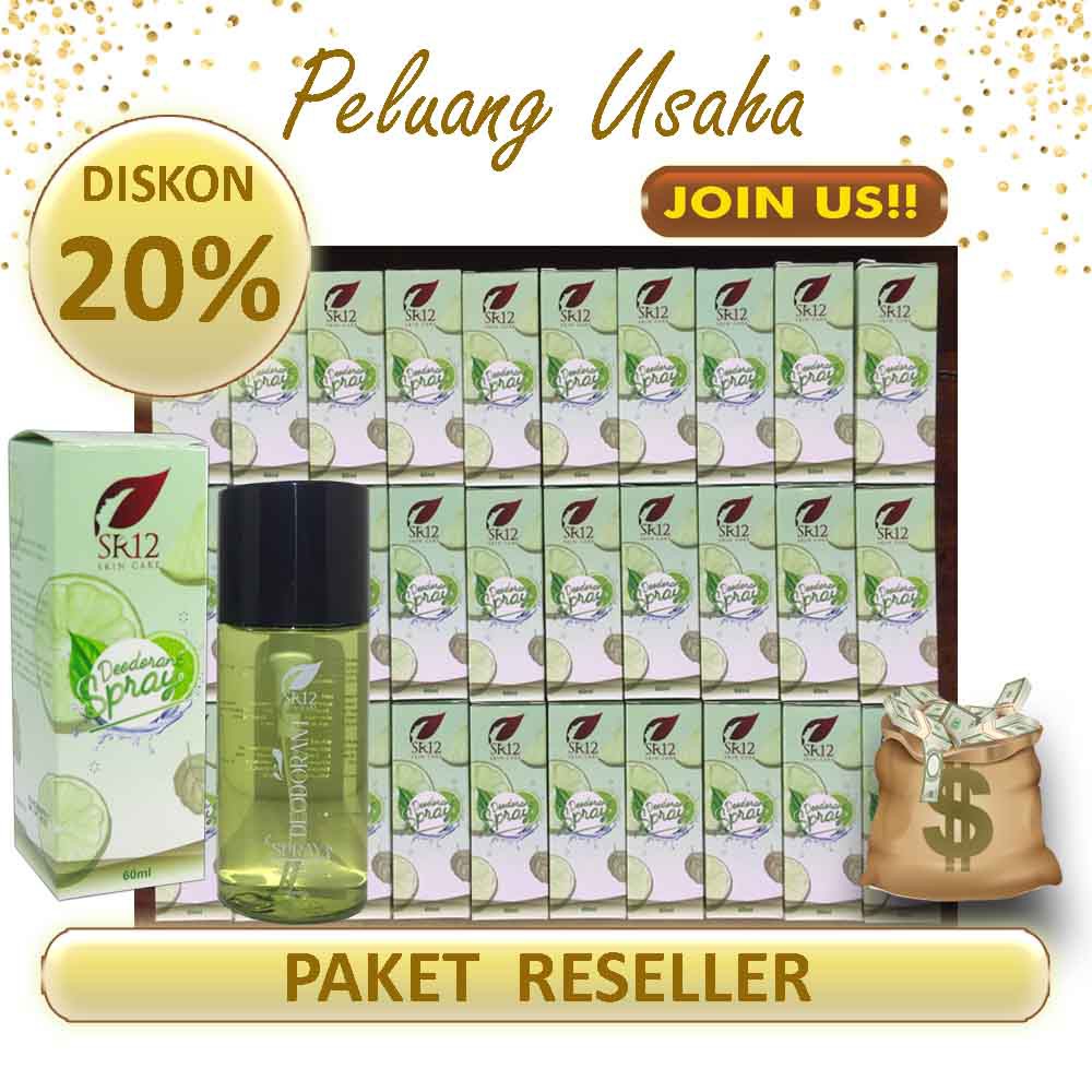 PAKET RESELLER DEODORANT SR12 / DEODORANT SPRAY SR12 / DEODORANT PREMIUM SR12 DEODORANT HERBAL BPOM