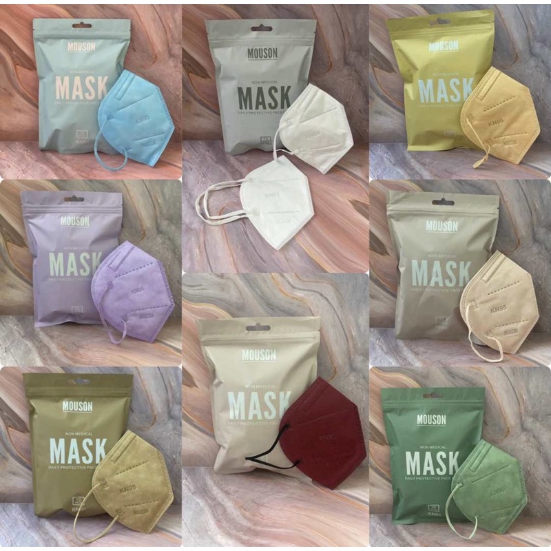 MASKER KN95 MOUSON WARNA WARNI ISI 10 PCS | ANSSTORE