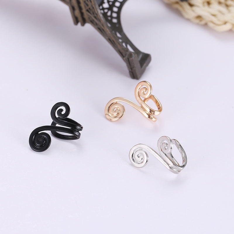 Anting Klip Telinga Bentuk Awan Bahan Alloy Untuk Wanita