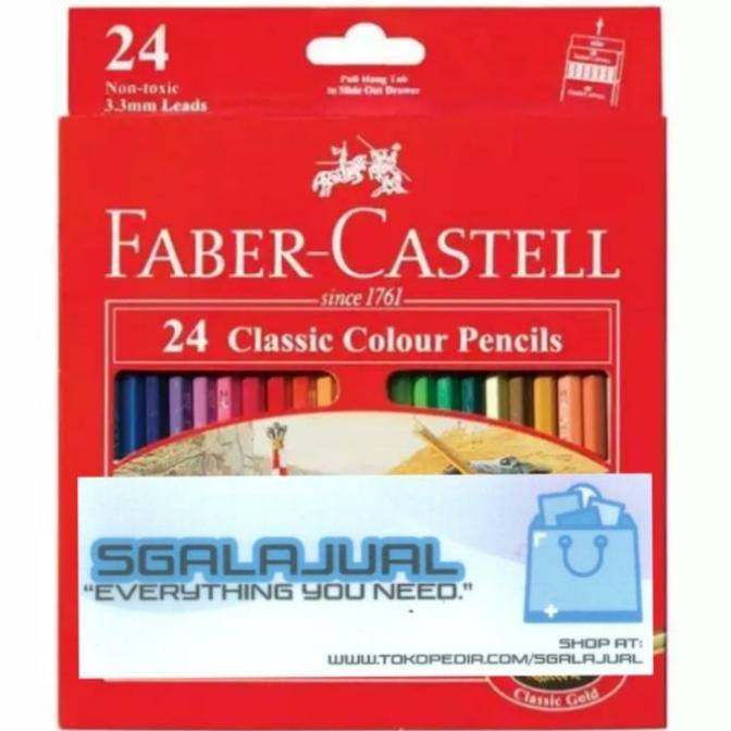 

Pensil Warna Faber Castell 24 Warna