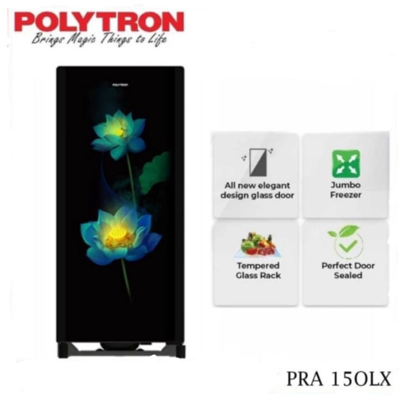 KULKAS 1 PINTU POLYTRON PRA 15OLX [ 150 LITER ]