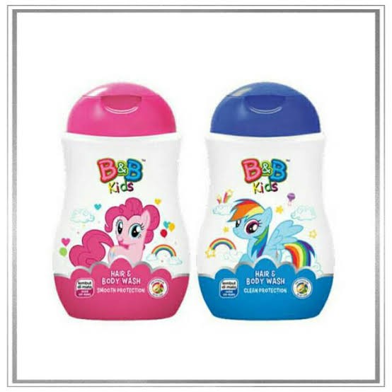 B&amp;B Kids Hair &amp; Body Wash Little Pony  280ml