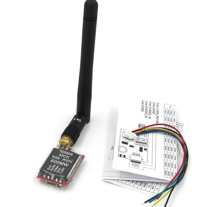 Boscam FPV 5.8Ghz 600mW TS5828 AV Video Transmitter 5km VTx 600 mw