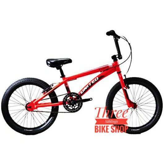 SEPEDA BMX UNITED FLOSS 20 INCH WARNA MERAH